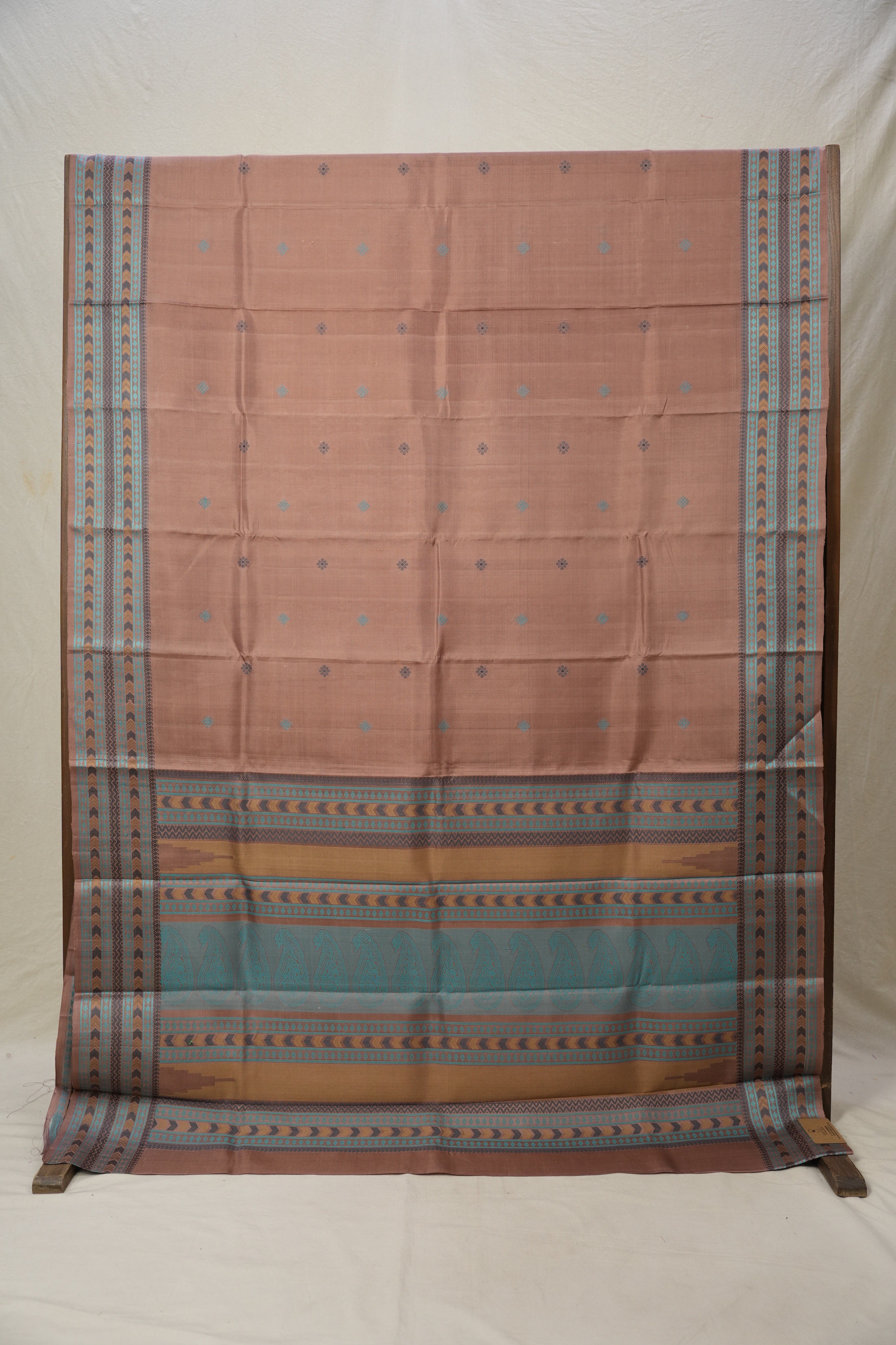 Brown Kanjivaram Silk Saree-SRBKSS577