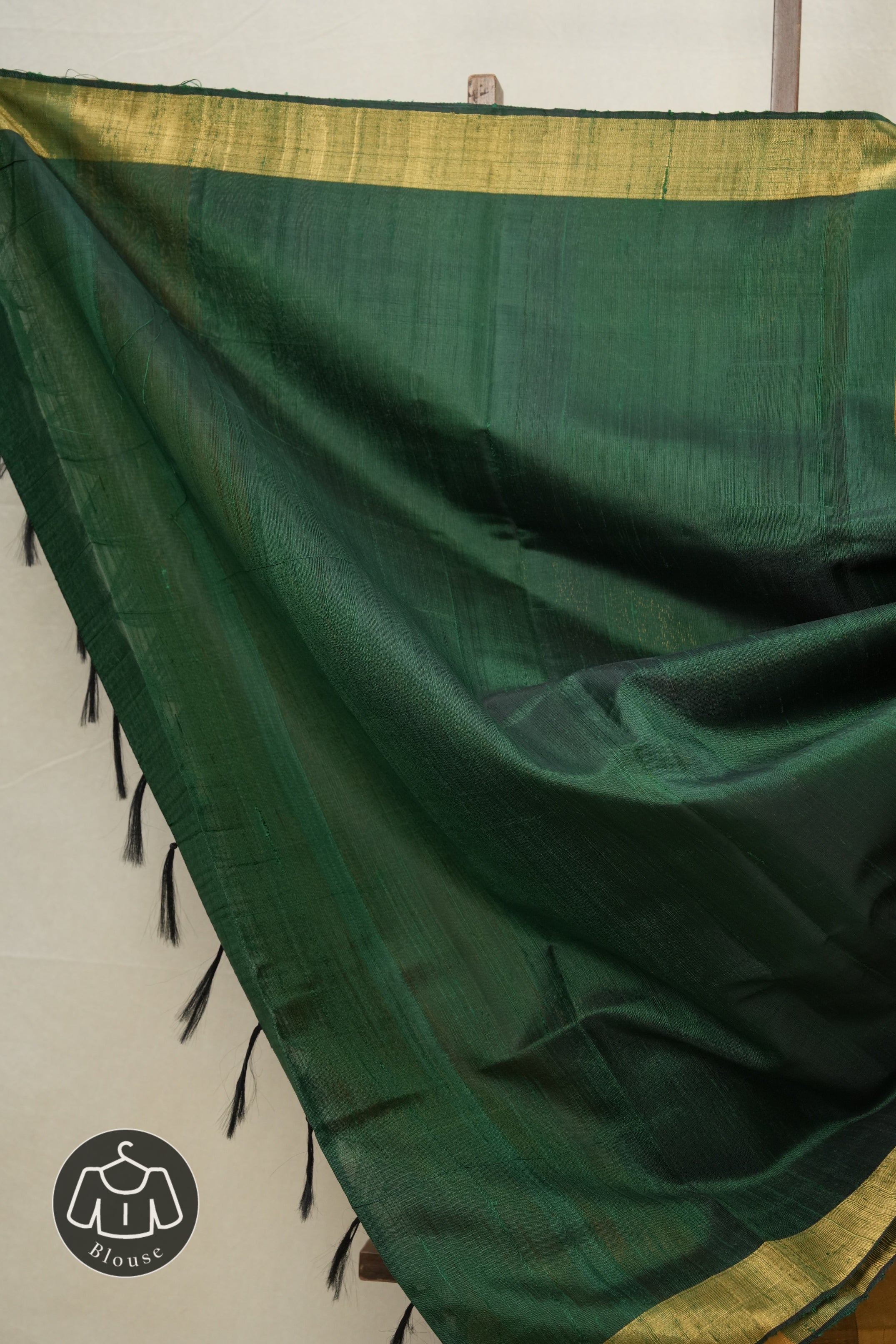 Yellow Gold Raw Silk Saree - SRYGRSS801