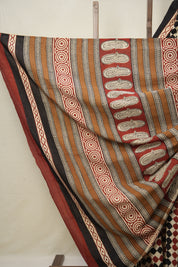 Cream HBP Cotton Saree - SRCCS3024