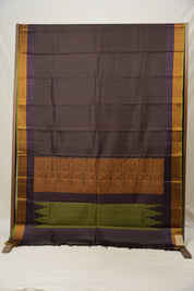 Coffee Brown Kanjivaram Silk Sarees - SRCBKSS966