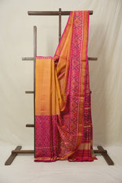 Orange Rajkot Patola Silk Saree - SRORPSS565