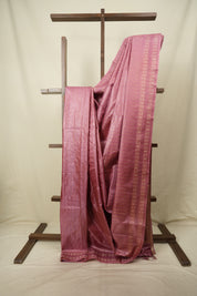 Pink Tussar Silk Saree - SRPTSS1968