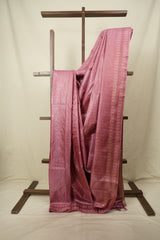 Pink Tussar Silk Saree - SRPTSS1968