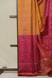 Orange Rajkot Patola Silk Saree - SRORPSS565
