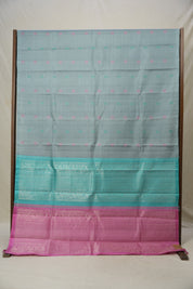 Powder Blue Kanjivaram Silk Saree - SRPBKSS987