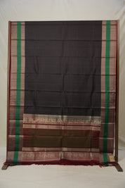 Black Kanjivaram Silk Saree- SRBKSS967