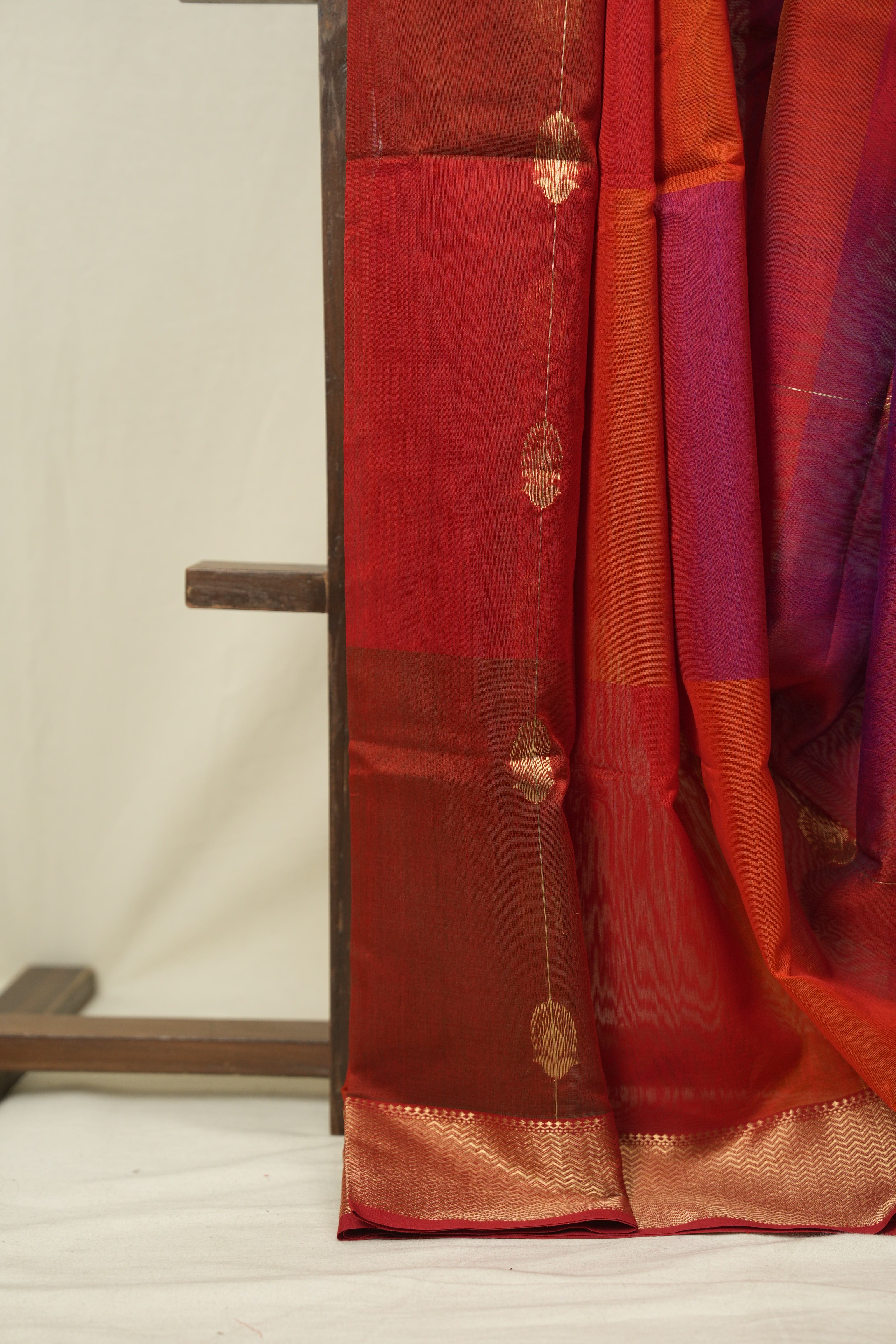 Multicolour Maheshwari Saree - SRMMS1274