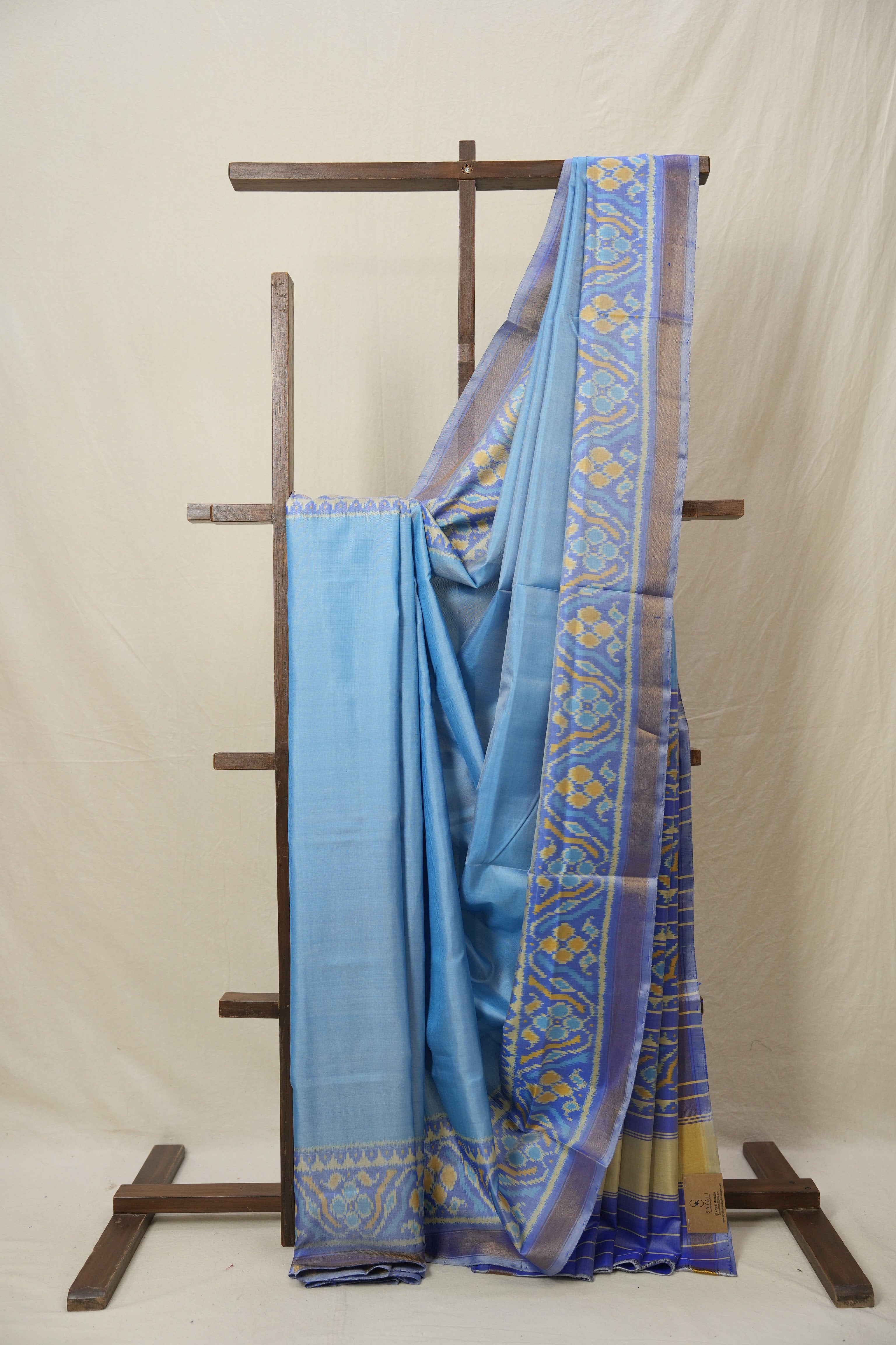 Deep Blue Rajkot Patola Silk Saree - SRDBRPSS568
