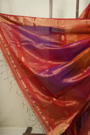 Multicolour Maheshwari Saree - SRMMS1274