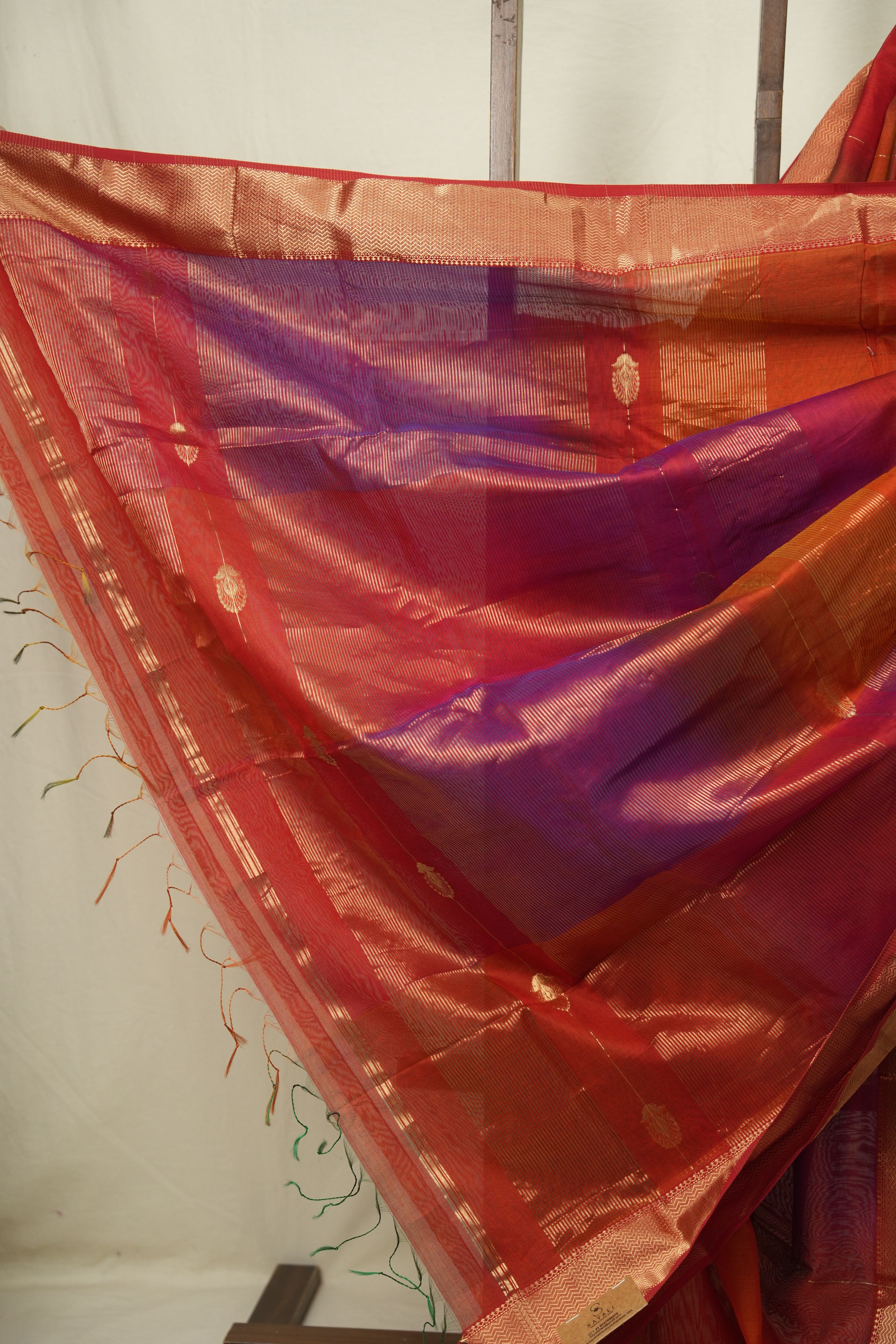 Multicolour Maheshwari Saree - SRMMS1274