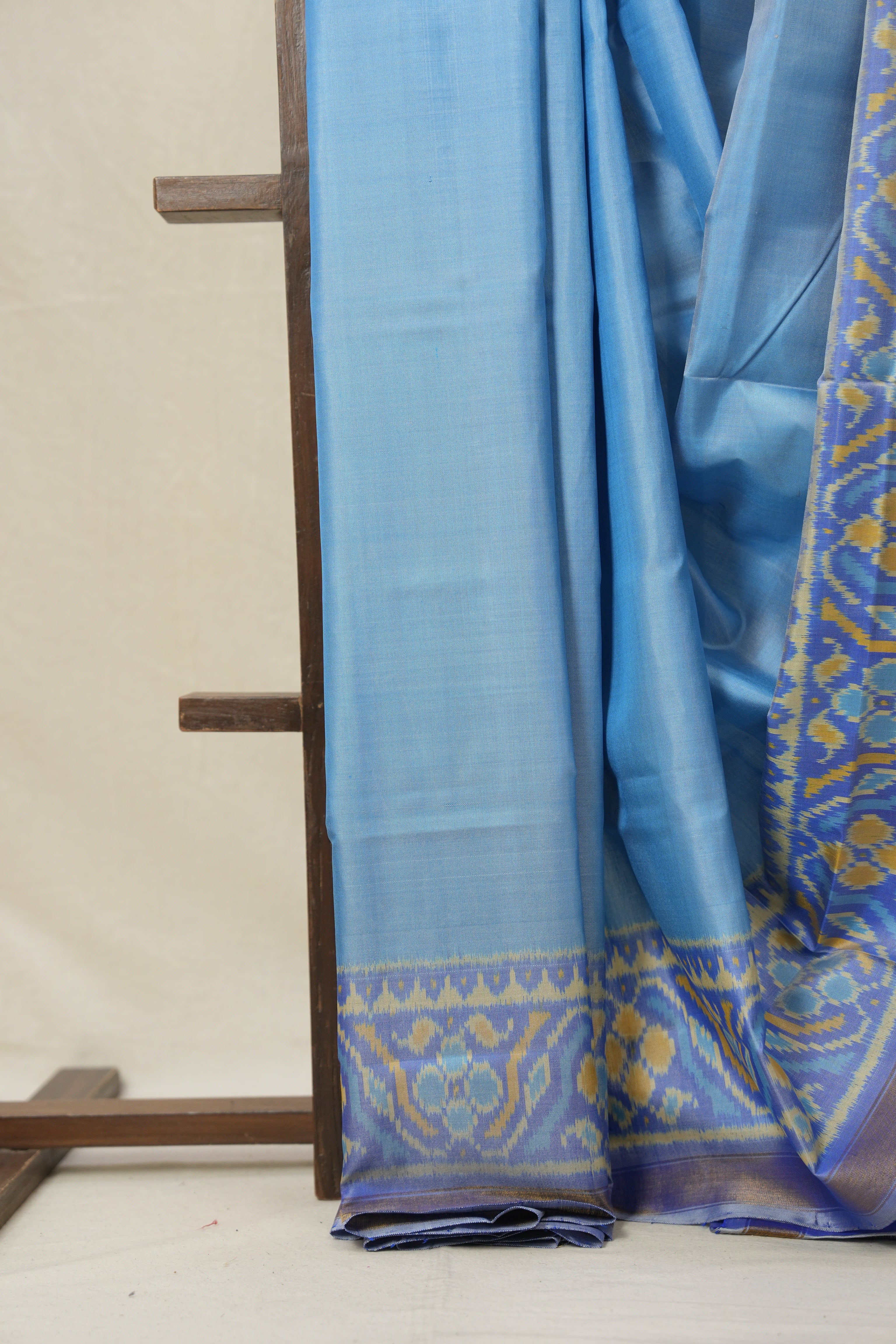 Deep Blue Rajkot Patola Silk Saree - SRDBRPSS568