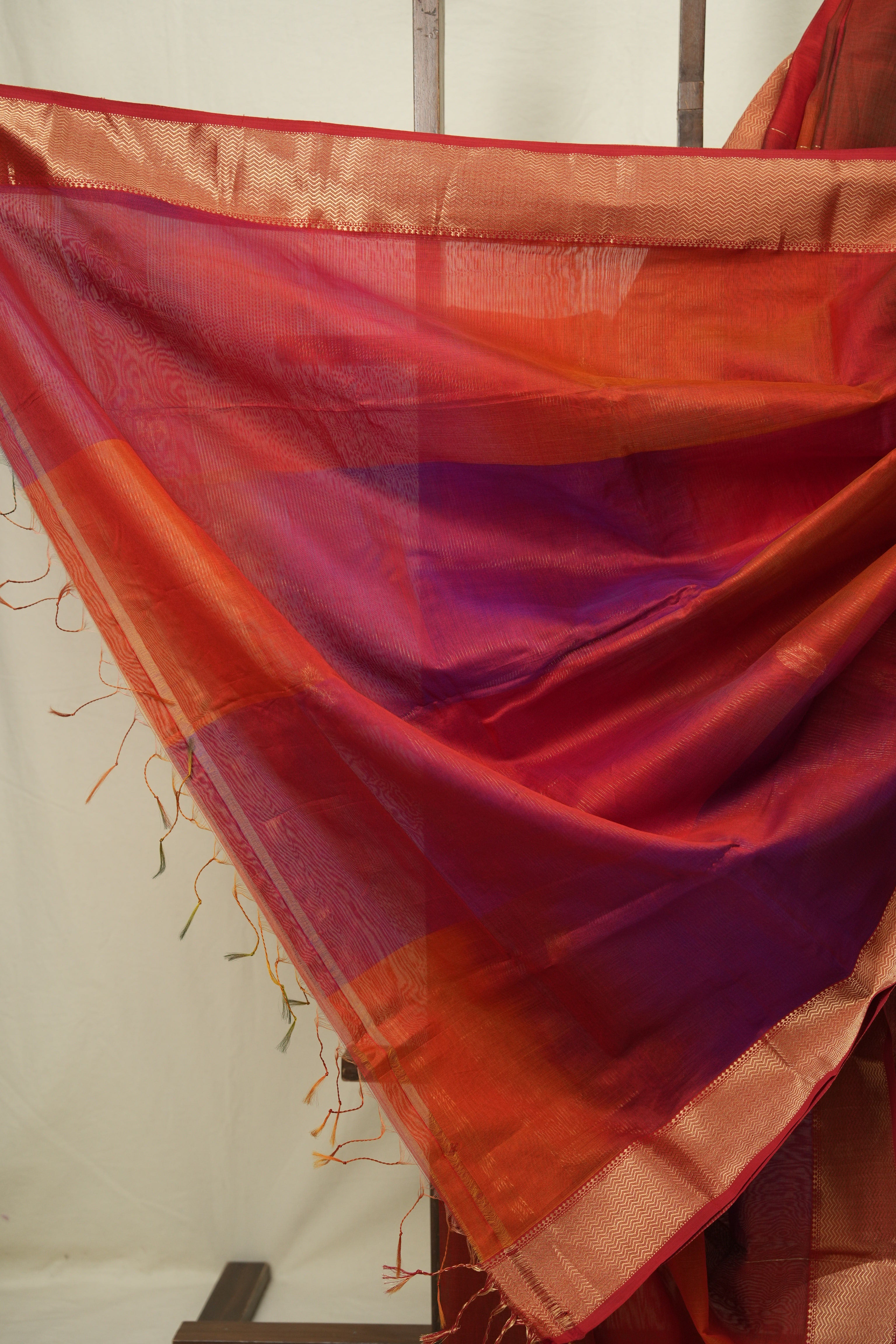 Multicolour Maheshwari Saree - SRMMS1274