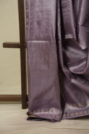 Lavender Tussar Silk Saree - SRLTSS1967