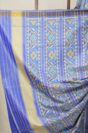 Deep Blue Rajkot Patola Silk Saree - SRDBRPSS568