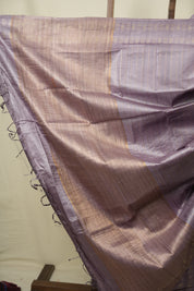 Lavender Tussar Silk Saree - SRLTSS1967