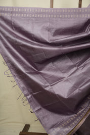 Lavender Tussar Silk Saree - SRLTSS1967