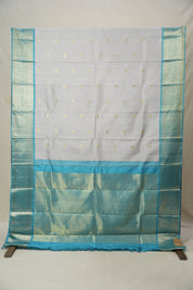 Grey Kanjivaram Silk Saree - SRGKSS830