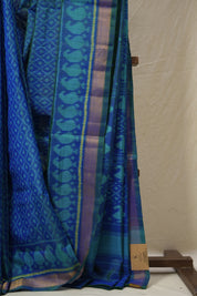 Blue Rajkot Patola Silk Saree - SRBRPSS566