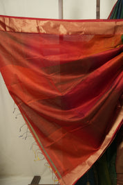 Peacock Green Maheshwari Saree - SRPGMS1276