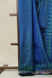 Blue Rajkot Patola Silk Saree - SRBRPSS566
