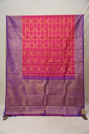 Rani Pink Kanjivaram Silk Saree - SRRPKSS933
