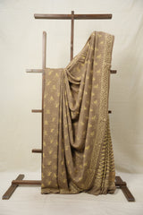 Bronze Brown HBP Modal Silk Saree - SRBBHBPMSS475
