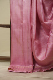 Baby Pink Tussar Silk Saree - SRBPTSS1962