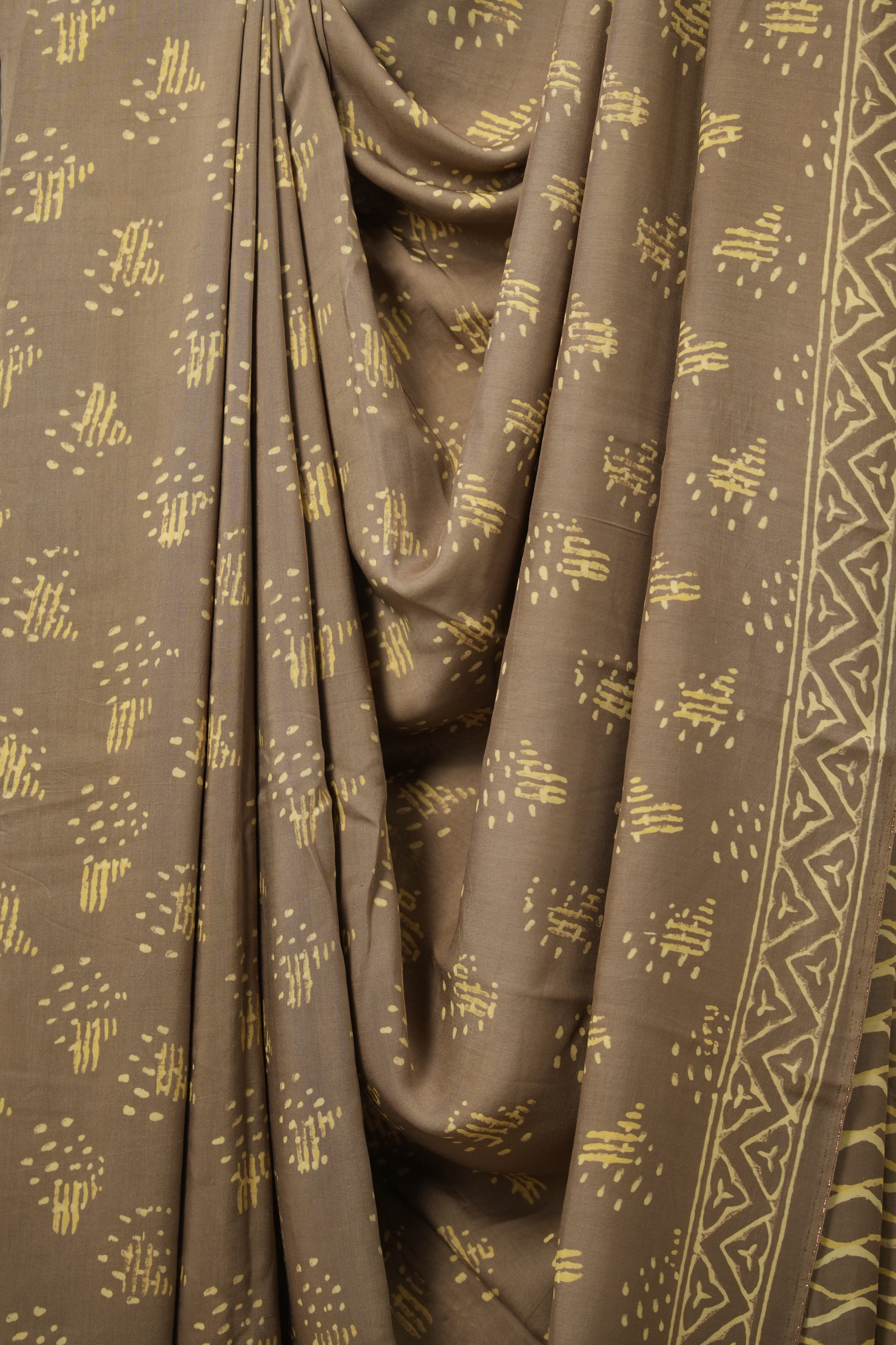 Bronze Brown HBP Modal Silk Saree - SRBBHBPMSS475