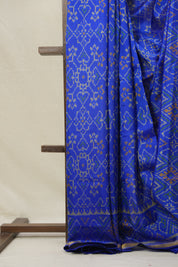 NavyBlue Rajkot Patola Silk Saree - SRNBRPSS570