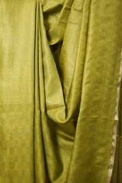 Moss Green Tussar Silk Saree - SRMGTSS1573