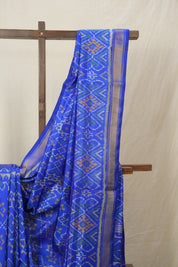 NavyBlue Rajkot Patola Silk Saree - SRNBRPSS570