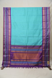 Blue Kanjivaram Silk Saree - SRBKSS843