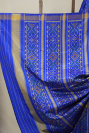 NavyBlue Rajkot Patola Silk Saree - SRNBRPSS570