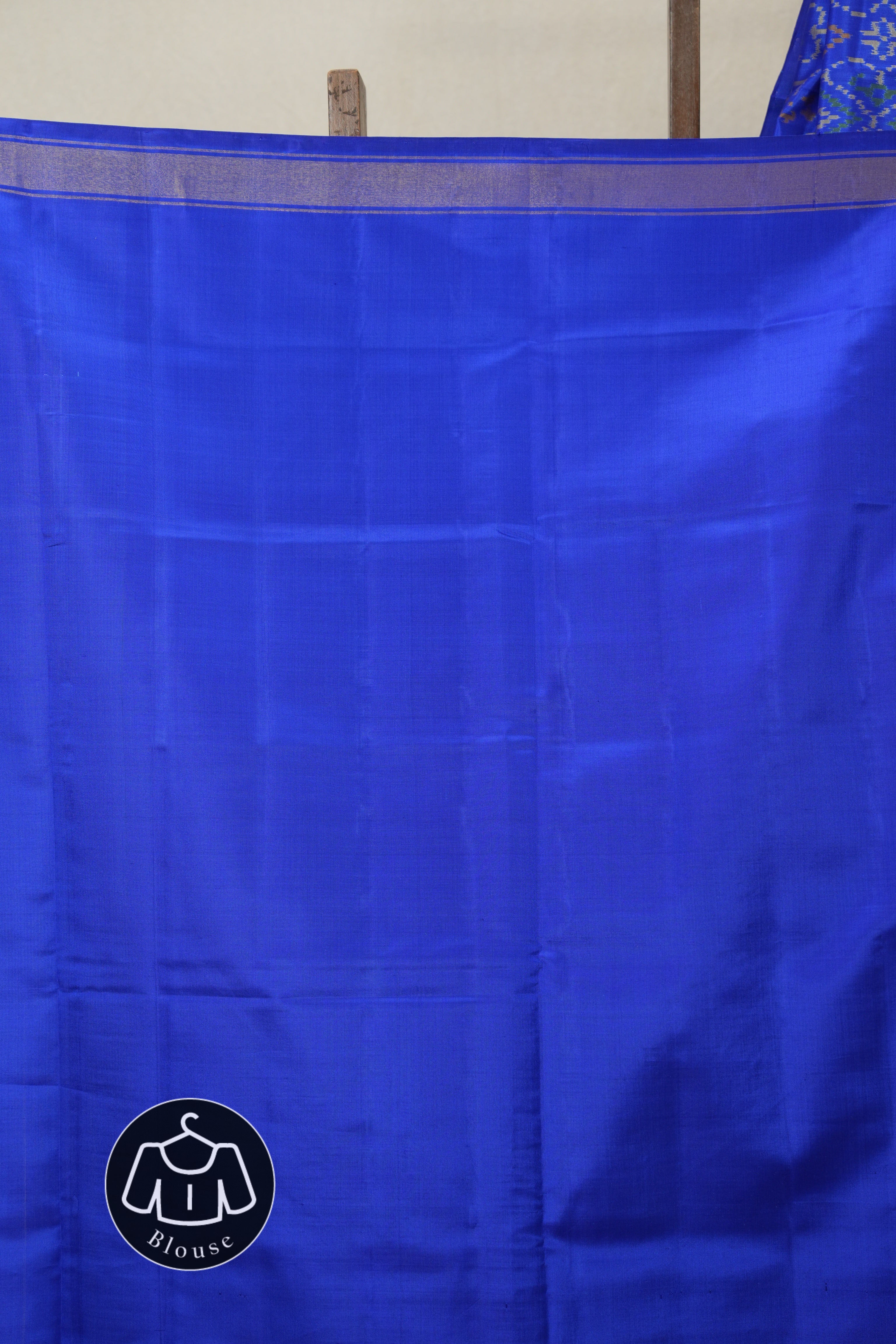 Bold Blue Rajkot Patola Silk Saree - SRBBRPSS569