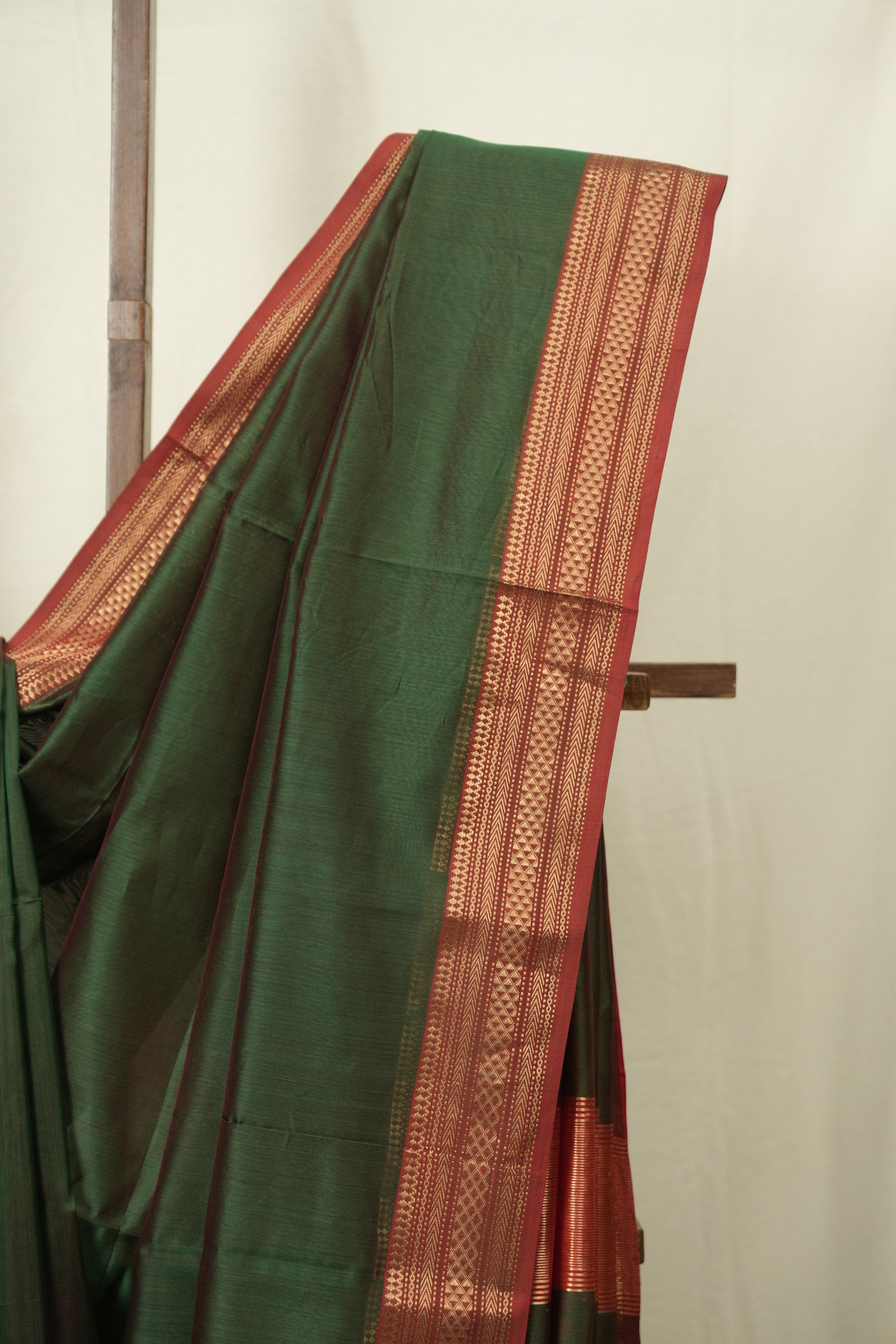 Green Maheshwari Saree - SRGMS1269