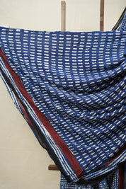 Classic Blue HBP Modal Silk Saree - SRCBHBPMSS472