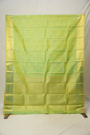 Pista Green Kanjivaram Silk Saree - SRPGKSS1006