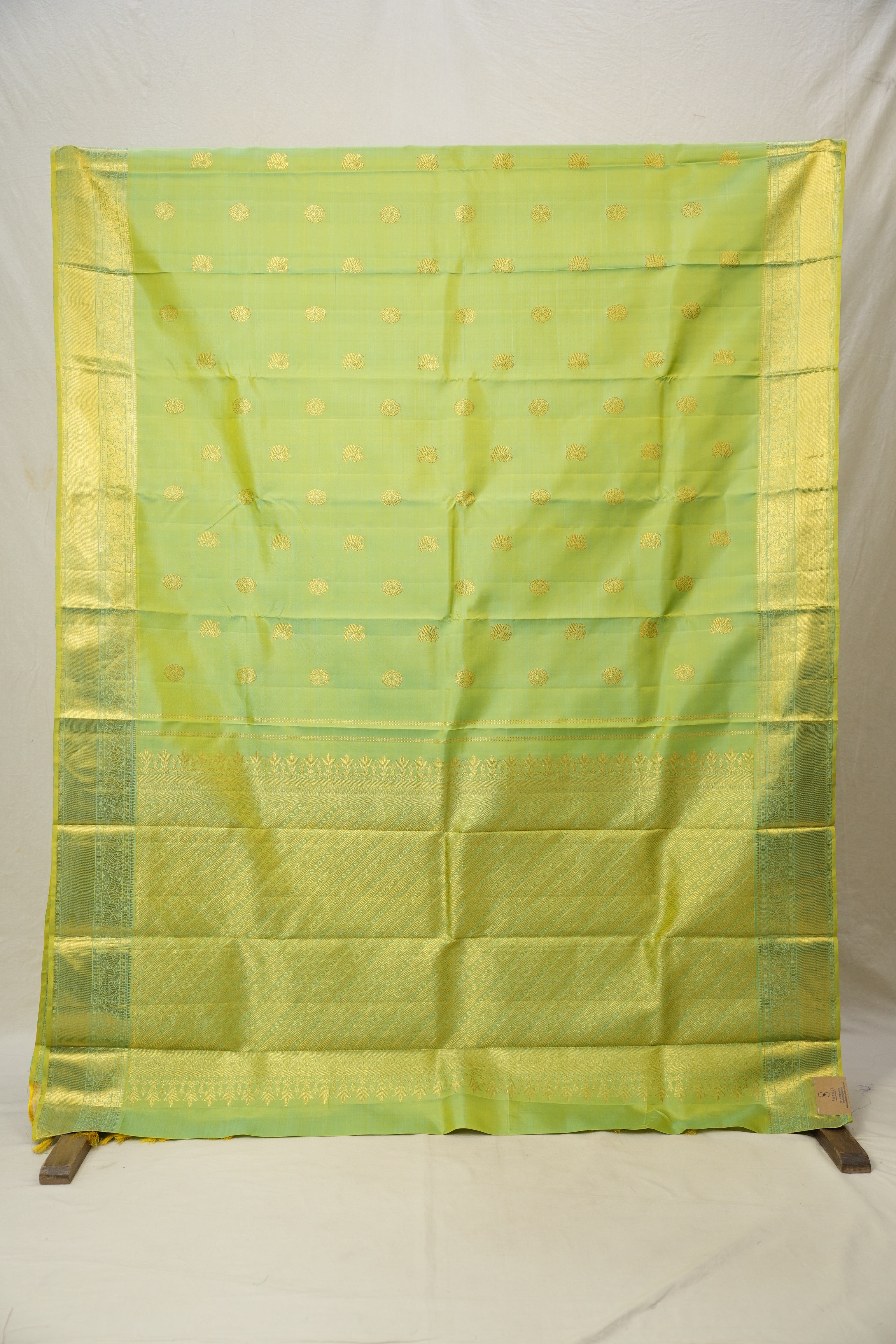 Pista Green Kanjivaram Silk Saree - SRPGKSS1006