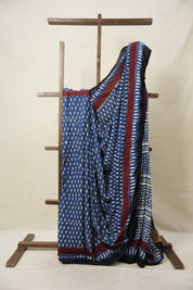 Indigo HBP Modal Silk Saree - SRIHBPMSS468