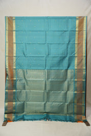 Turquoise Kanjivaram Silk Saree - SRTKSS1035