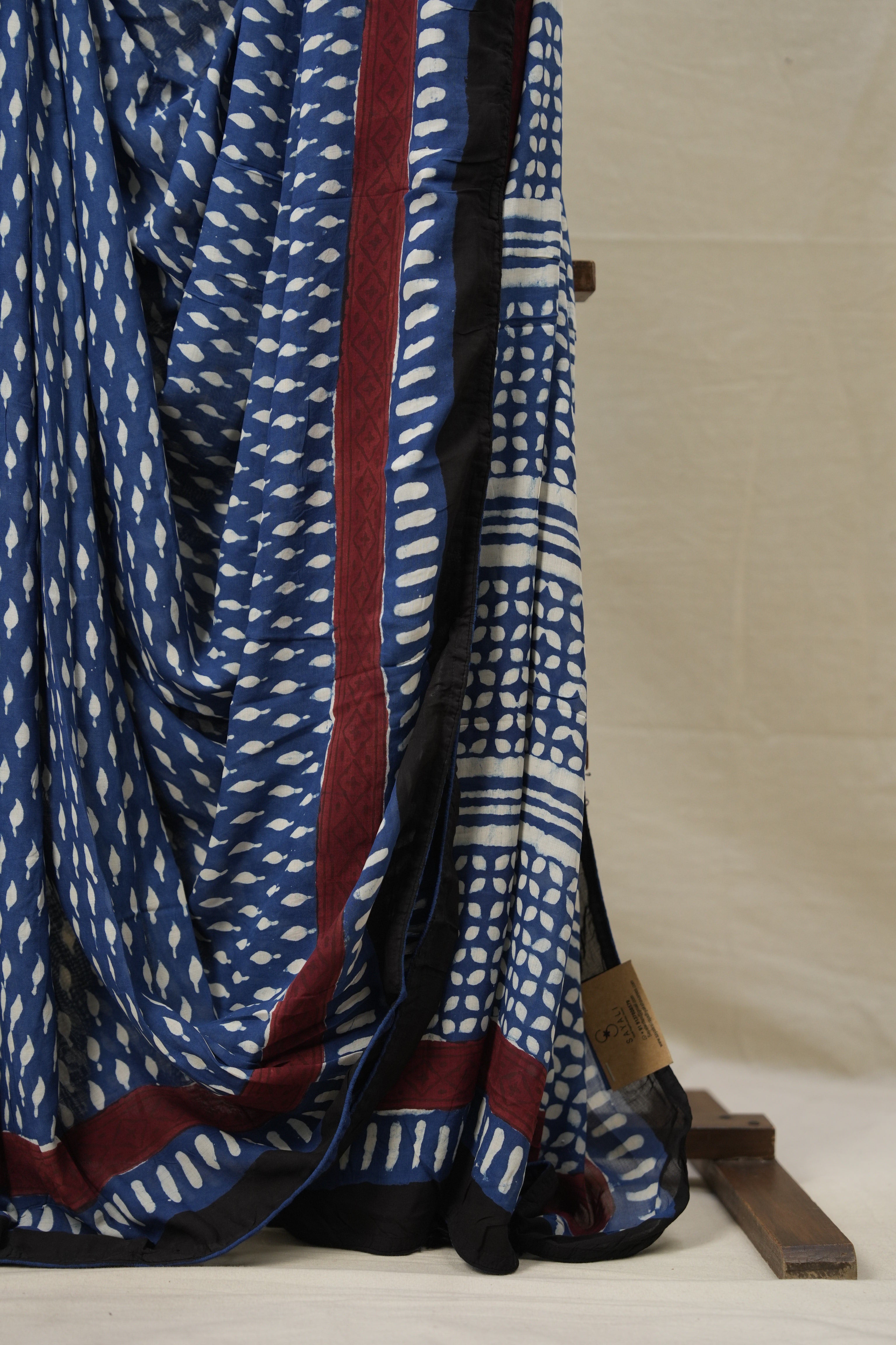 Indigo HBP Modal Silk Saree - SRIHBPMSS468