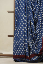 Indigo HBP Modal Silk Saree - SRIHBPMSS468