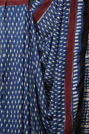 Indigo HBP Modal Silk Saree - SRIHBPMSS468