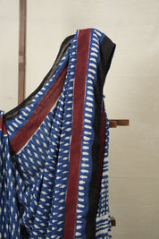 Indigo HBP Modal Silk Saree - SRIHBPMSS468