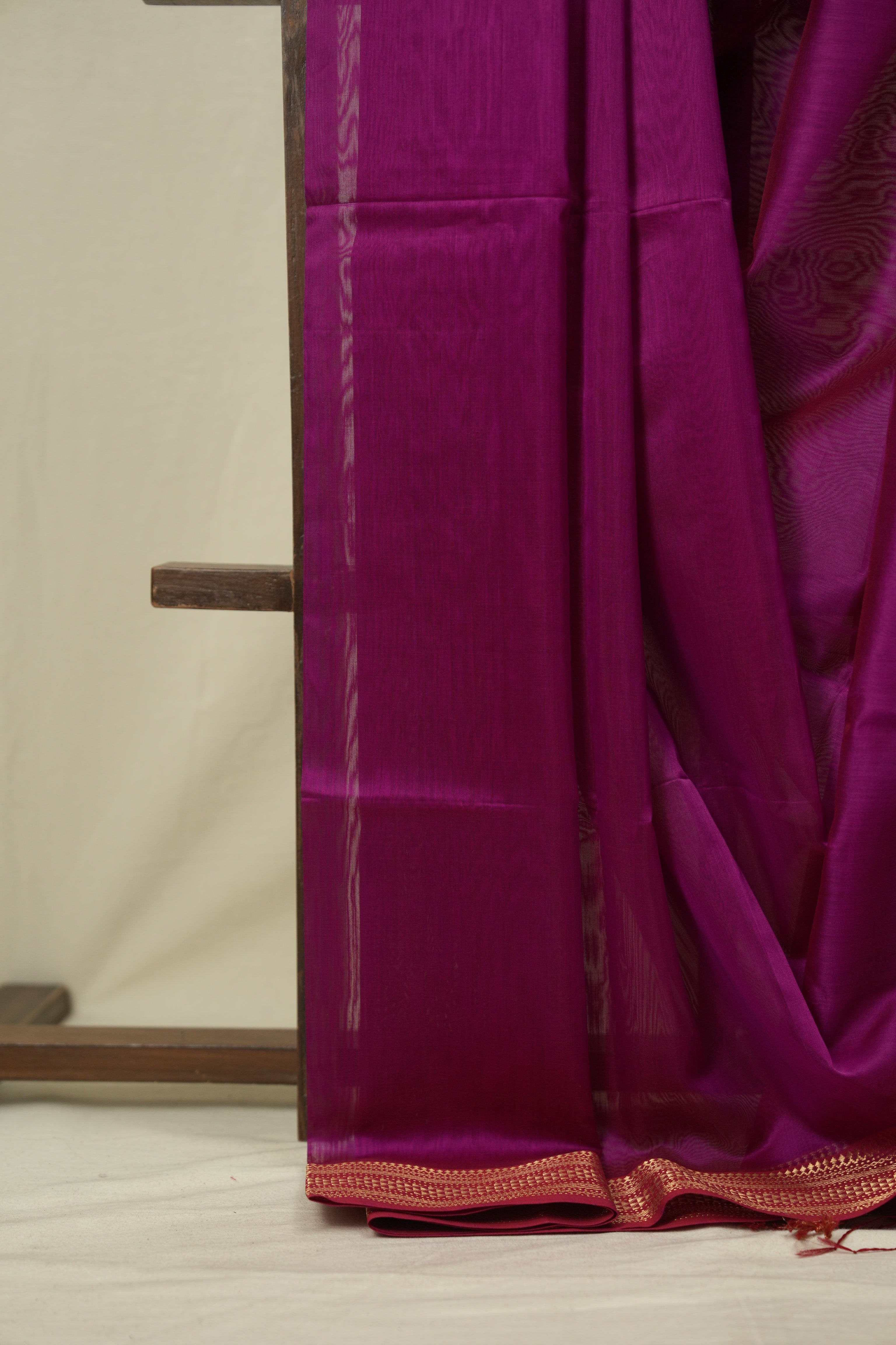 Rani Pink Maheshwari Saree - SRRPMS1271