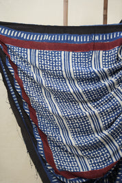 Indigo HBP Modal Silk Saree - SRIHBPMSS468