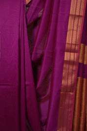Rani Pink Maheshwari Saree - SRRPMS1271