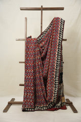 Red HBP Modal Silk Saree - SRRHBPMSS476