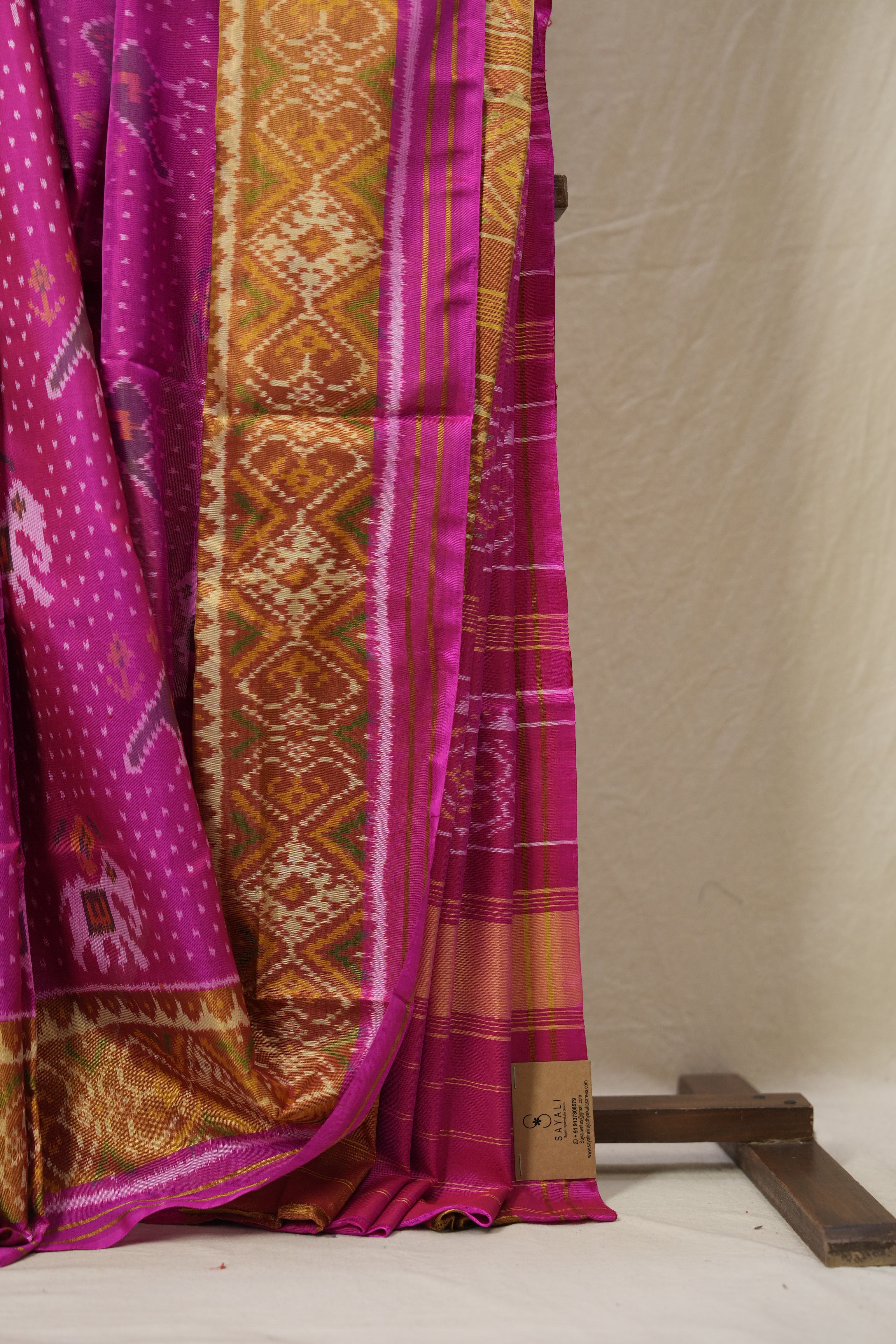Pink Rajkot Patola Silk Saree - SRPRPSS576