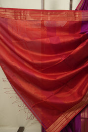 Rani Pink Maheshwari Saree - SRRPMS1271